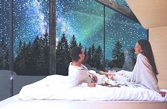 aurora panorama igloo laponie finlande glass igloos de verre voyage sejour tout compris sejours