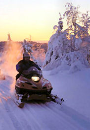 sejour laponie finlandaise motoneige